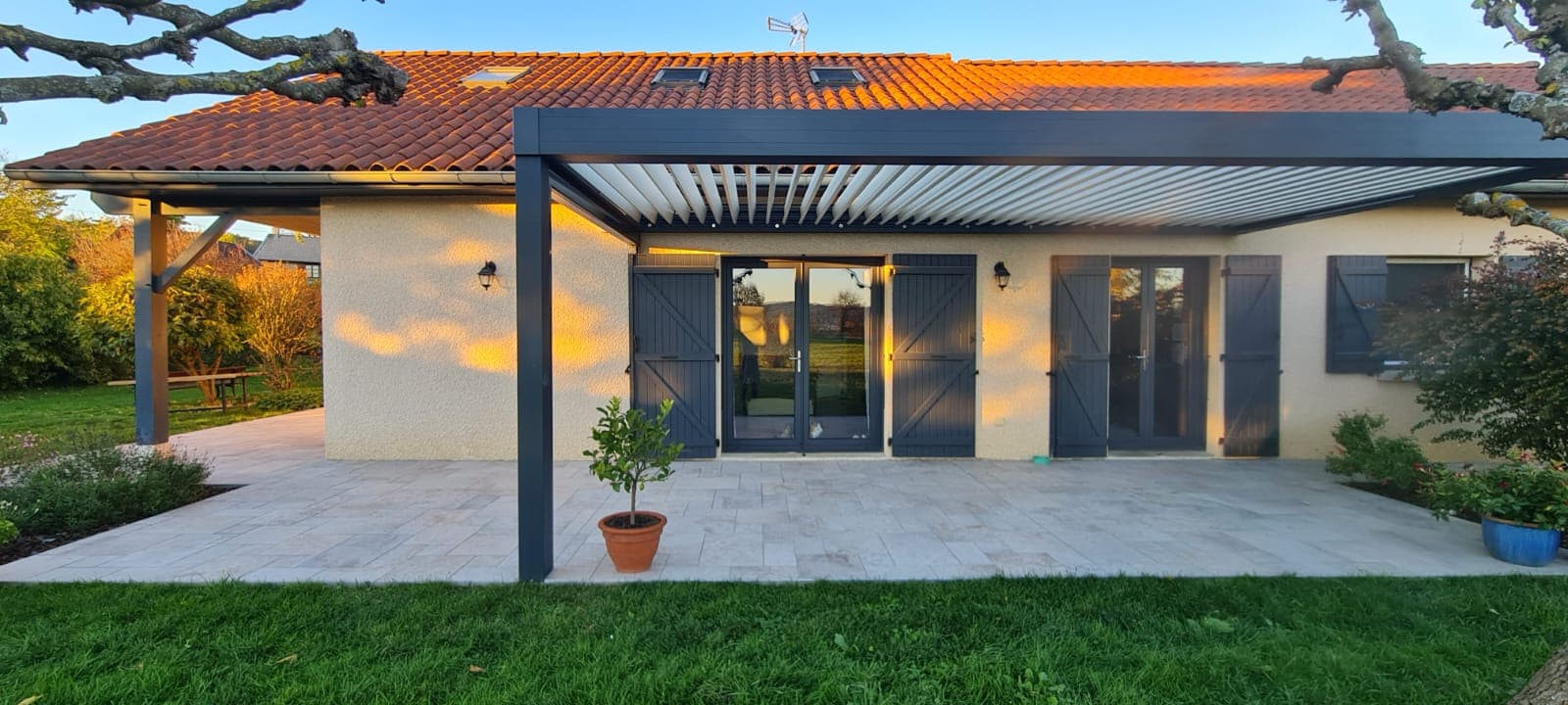 Pose carrelage multi-format sur terrasse
